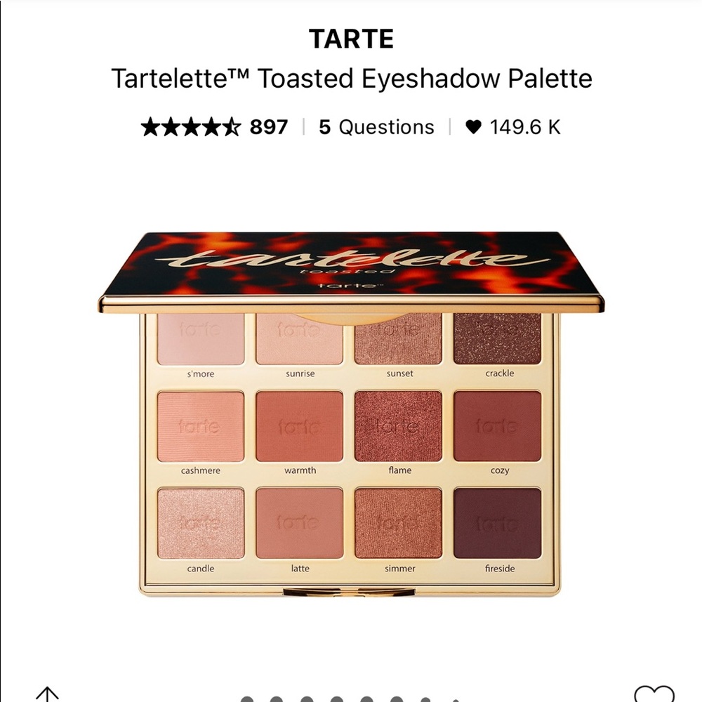 Tarte Eye Shadow Palete
